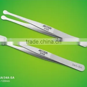 Stamp Tweezers Hobby Specialist Stamp Collectors Tweezers With Cranked Spade Ends 33A-SA 34A-SA thumbnail-2