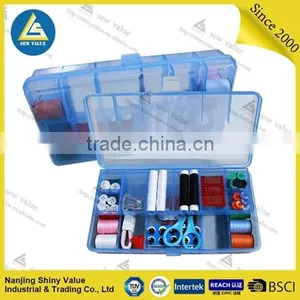 Transparent pp Material Complete Sewing Kit Case Wih Garment Accessories thumbnail-4