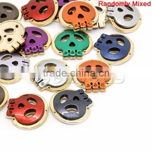 Cheap Acrylic Connectors Findings Halloween Skull At Random Hollow 4.4cm x 4.1cm,10PCs thumbnail-1