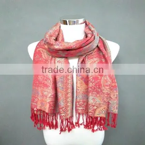 High Quality Winter Classic Style Pashmina Scarf Paisley Shawl thumbnail-3