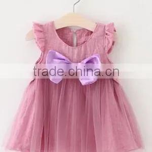 Summer Girls Dress Fashion Style Kids Dress Flowers Print for Baby Dress Girls thumbnail-1