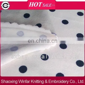 Shaoxing Winfar DTY Printed Knitting Child Clothes 100% Polyester Knit Jersey Fabric for Garment thumbnail-2