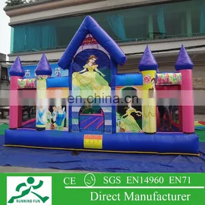 0.55mm Tarpaulin Inflatable Boucer Castle, Inflatable Bouncy Castle for Sale IB64 thumbnail-1
