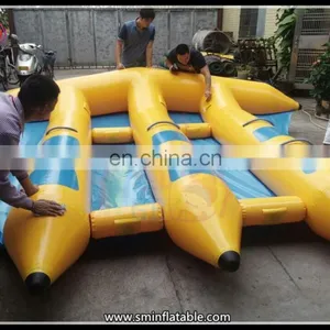 Water Play Games Inflatable Banana Towable Flyfish Water Games Flying Towable Flying Boat For Kids And Adults thumbnail-2