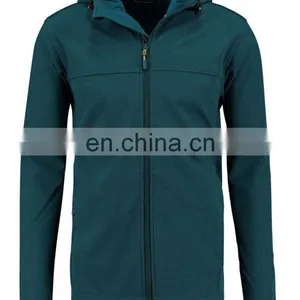 Mens Softshell Fabric Jacket in Contrast Color thumbnail-1