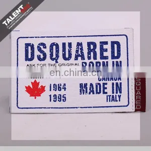 Custom Fashion Design Leather Patch Label for Jeans Garment thumbnail-2