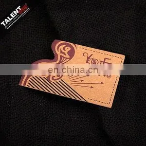 Custom Fashion Design Leather Patch Label for Jeans Garment thumbnail-1