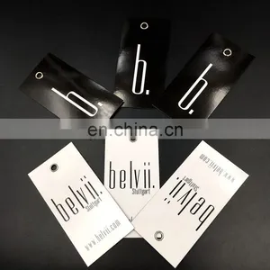 High Quality Design Paper Hang Tag With Metal Eyelet For Clothing And Fabric thumbnail-6