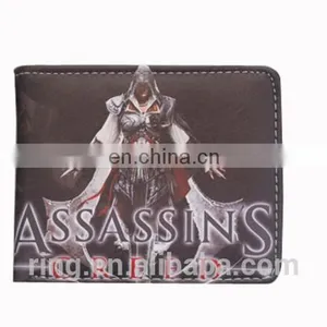 Men's Wallet Assassins Creed Logo Card Wallet Game Fashion Coin Purse Leather Wallet for Men thumbnail-1
