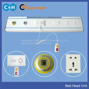 Hospital Patient Room Equipment: Medical Gas Pipeline System Terminal Equipment Patient Bed Headwalls to Supply Medical Gases thumbnail-2