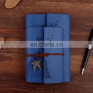 High Quality PU Leather Journal Notebook Wholesale A6 thumbnail-1