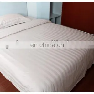 100%cotton Hotel Plain White Flat Sheet Bed Sheet thumbnail-1