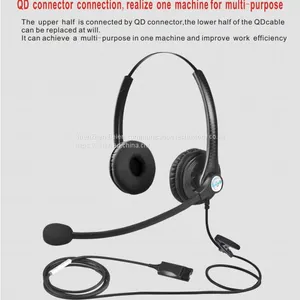 China Beien A26 RJ Telephone Call Center Headset Noise-cancelling Headset Customer Service Gaming Headset thumbnail-1
