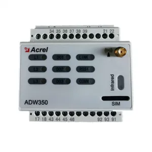 AC Din Rail 3 Circuit Telecommunication Site Wireless Energy Meter ADW350WA for BTS Project thumbnail-2