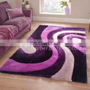 High Quality Fashionable Polyester 3D Shaggy Rug New Design thumbnail-5