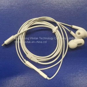 Bluetooth Pop-up DC Plug Wired Earphone In-ear Headphone Heatset Handsfree Mic Noise Cancelling Ear-bugs thumbnail-1