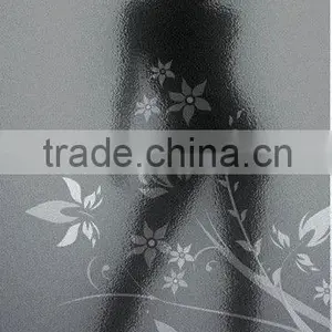 Clear Obscured Glass for Bathroom Door With ISO9001:2000 and CE Certificate thumbnail-1