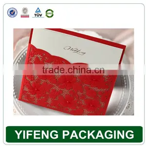 Wedding Invitation Cards & Laser Cutting Envelope & Laser Cutting Engraving Wedding Cards Envelope thumbnail-1