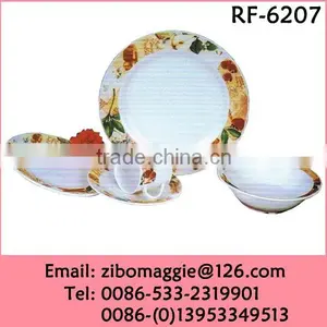 20pcs Promotional Designed Hot Sale Ceramic Dinner Set Dinnerware for Children thumbnail-1