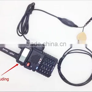 Hidden Comunication Use Wireless Micro Earpiece With PTT Walkie-Talkie Dedicated Neckloops With VOX Function thumbnail-1