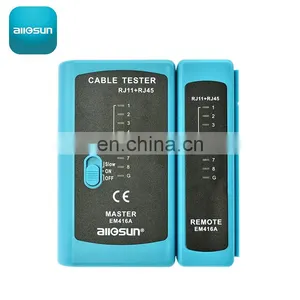 Allosun EM416A RJ11,RJ12 or RJ45 Network Cable Diagnose Tool Short Circuit Open Circuit Wrong Connection Detecetor thumbnail-1