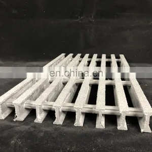 High Strength Composite Fiberglass Reinforced Anti Slip FRP Plastic Pultruded FRP Grating thumbnail-2