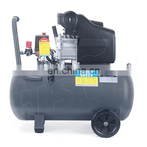 Bison China 120V Lubricated Direct Driven Air Compressor 50L 60Hz Portable 2.5Hp Air Compressor Direct Driven Oil Lub thumbnail-2