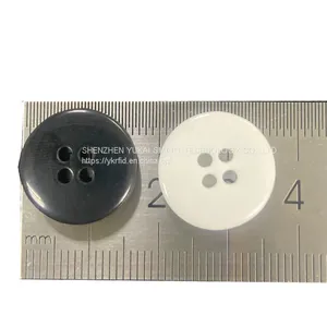 Smart Tag UHF RFID 900MHz Epc YUKAI GEN2 Mini Small Round UHF RFID Laundry Tag Button Wearable Label Sewing In Clothing thumbnail-3