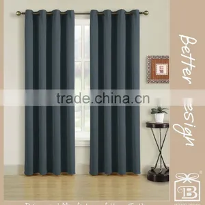 Knitted Elastic Fabric Curtain With Hooks thumbnail-1