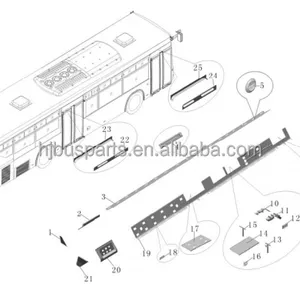 Other Performance Parts Bus Accessories Hot Sell Bus Parts 8111-00219 ZK6129H Roof Air Vent Flow For Chinese Bus thumbnail-6