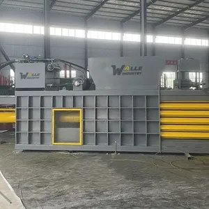 WL160T Carton Bale Compress Machine Waste Carton Plastic Compressing Baling Machine thumbnail-5