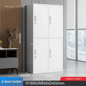 4-Door Steel Locker for Locker Rooms and Public Facilities – Space-Saving and Robust thumbnail-5
