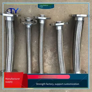 Stainless Steel Lined Ptfe Hose, Chuck Metal Hose, High-temperature Resistant Flexible Metal Bellows for Medical Use thumbnail-5