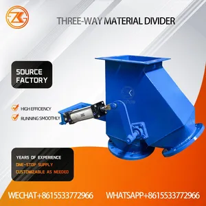 Three-way Diverter Valve, Stainless Steel Three-way Diverter, Pneumatic Diverter Valve, Y-type Valve thumbnail-4