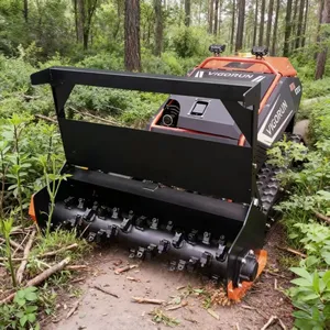 Vigorun Tech MTSK1000 Crawler Mower Quick-Change Attachment System Remote Control Grass Cutter for Agriculture thumbnail-2