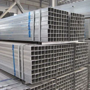 50x100 Hollow Section S235 S275 Rectangular Pipe Welded Square Steel Pipe Tubes for Furniture & Industrial Equipment Manufacture thumbnail-4