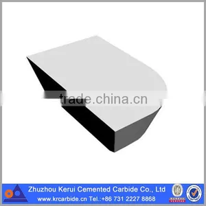 Cemented Carbide Cutting Inserts Type A Brazed Tips thumbnail-1