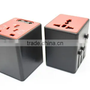 Our Patent Updated EU AU UK US Plug Universal World Travel AC Power Converter Adapter With USB Port thumbnail-5