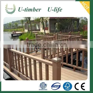 New Composite Material WPC Wood Plastic Stair Railing thumbnail-2