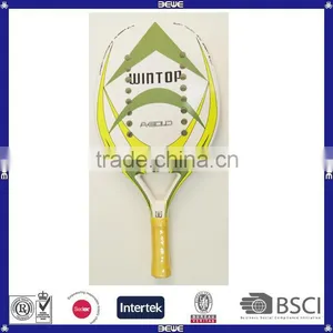 Manufacturer Hot Sale High Quality Customized Logo Composite Carbon Beach Tennis Racket thumbnail-1
