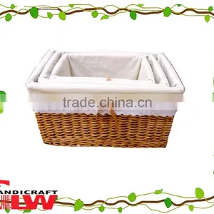 Willow Wicker Basket, Wholesale Wicker Baskets, Cheap Wicker Baskets thumbnail-1