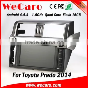 Wecaro 9" Android 4.4.4 Touch Screen Car Mulitimedia for Toyota Prado 2014 Dvd Player With WIFI 3G Bluetooth Gps Navigation thumbnail-5