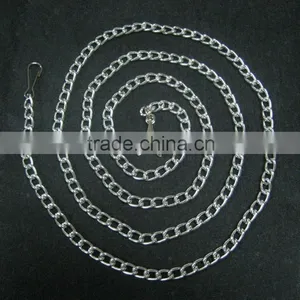 METAL CHAIN WITH ONE SIDE CLIP END OTHER SIDE ABS PLASTIC STAR/PLASTIC STONE ENDING thumbnail-1