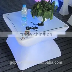 PE Plastic Bar Table With LED Light and Remote T003 thumbnail-4