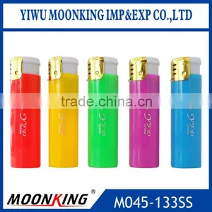 Round Design Solid Color Windproof Lighters thumbnail-1