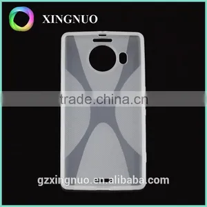 Slim Transparent Crystal Clear TPU Back Cover for Microsoft Lumia 950XL thumbnail-2