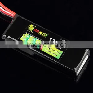 Airsoft Battery 11.1V1300MAH20C Twice Lipo Rechargeable Battery thumbnail-1