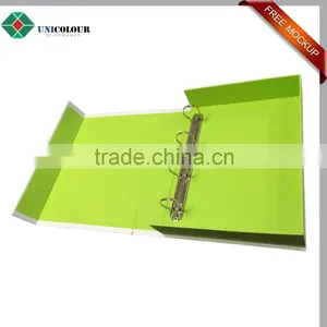 Custom New Design Luxury Print Cardboard 3 Ring Binder thumbnail-2