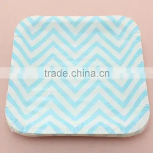 New Products 2015 Innovative Product 7 Inch SQUARE PAPER PLATE for Party Supplies thumbnail-1