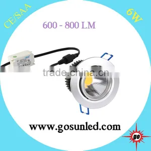 High Quality 6w High Powerful Led Round Downlight thumbnail-3